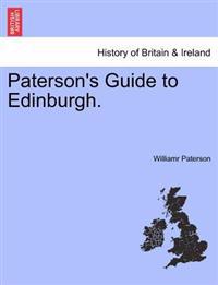 Bokomslag for "Paterson's Guide to Edinburgh."