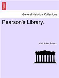Bokomslag för "Pearson's Library."