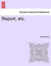 Bokomslag för "Report, Etc."
