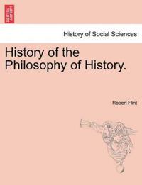 History of the Philosophy of History.