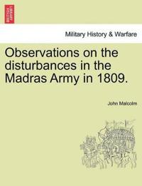 Observations on the Disturbances in the Madras Army in 1809. Part II.