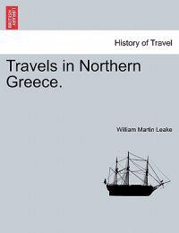 Kirjan kansi "Travels in Northern Greece."