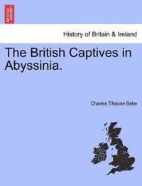 Kirjan kansi "The British Captives in Abyssinia."