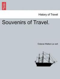Bokomslag for "Souvenirs of Travel."