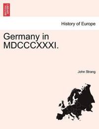 Germany in MDCCCXXXI.
