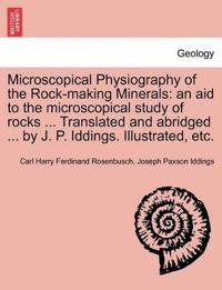 Kirjan kansi "Microscopical Physiography of the Rock-Making Minerals"