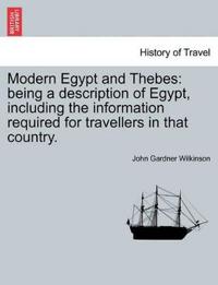 Modern Egypt and Thebes