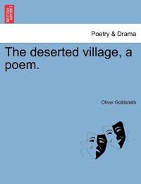 Bokomslag for "The deserted village, a poem."