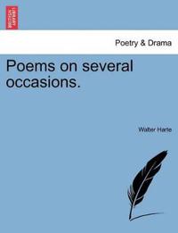 Bokomslag för "Poems on Several Occasions."