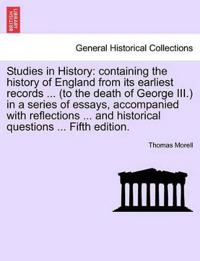 Studies in History