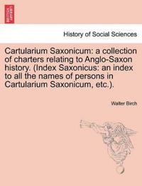 Kirjan kansi "Cartularium Saxonicum"