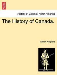 Kirjan kansi "The History of Canada."