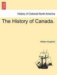 Kirjan kansi "The History of Canada."