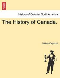 Kirjan kansi "The History of Canada."
