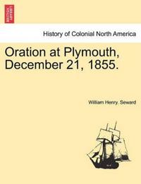 Oration at Plymouth, December 21, 1855.