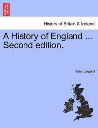 Kirjan kansi "A History of England ... Second edition."