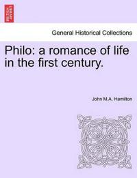 Kirjan kansi "Philo"
