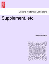 Supplement, Etc.
