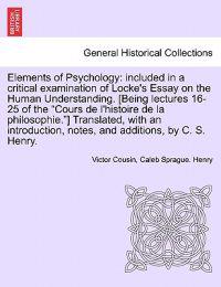 Elements of Psychology