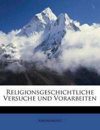 Bokomslag for "Religionsgeschichtliche Versuche Und Vorarbeiten"