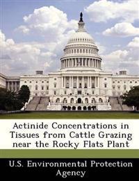 Actinide Concentrations in Tissues from Cattle Grazing Near the Rocky Flats Plant