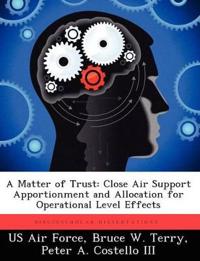 A Matter of Trust