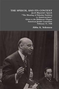 THE Speech, and Its Context
