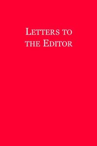 Letters to the Editor
