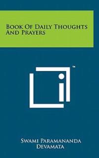 Bokomslag för "Book of Daily Thoughts and Prayers"