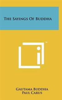 Kirjan kansi "The Sayings of Buddha"