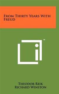 Bokomslag for "From Thirty Years with Freud"