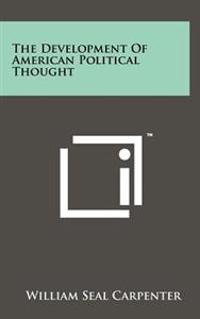 Kirjan kansi "The Development of American Political Thought"
