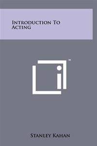 Kirjan kansi "Introduction to Acting"