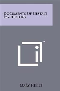 Documents of Gestalt Psychology