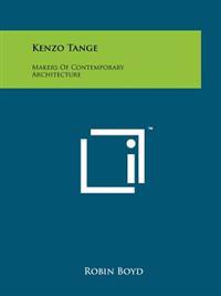 Kirjan kansi "Kenzo Tange: Makers of Contemporary Architecture"