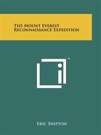 Bokomslag för "The Mount Everest Reconnaissance Expedition"