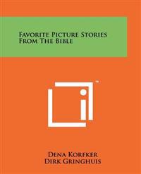 Kirjan kansi "Favorite Picture Stories from the Bible"
