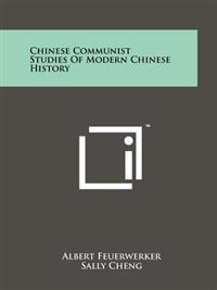 Kirjan kansi "Chinese Communist Studies of Modern Chinese History"