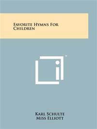 Kirjan kansi "Favorite Hymns for Children"