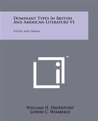 Dominant Types in British and American Literature V1: Poetry and Drama