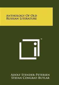 Kirjan kansi "Anthology of Old Russian Literature"
