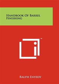 Kirjan kansi "Handbook of Barrel Finishing"
