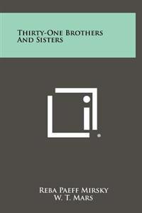 Kirjan kansi "Thirty-One Brothers and Sisters"