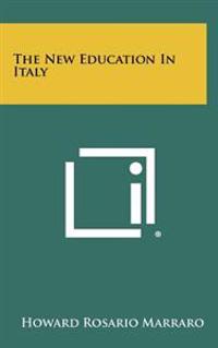 Kirjan kansi "The New Education in Italy"