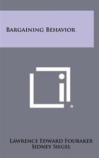 Kirjan kansi "Bargaining Behavior"