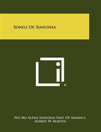 Kirjan kansi "Songs of Sinfonia"