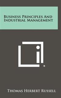 Kirjan kansi "Business Principles and Industrial Management"