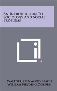 Kirjan kansi "An Introduction to Sociology and Social Problems"