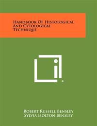 Kirjan kansi "Handbook of Histological and Cytological Technique"