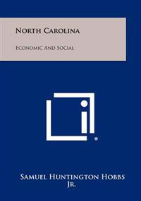Kirjan kansi "North Carolina: Economic and Social"